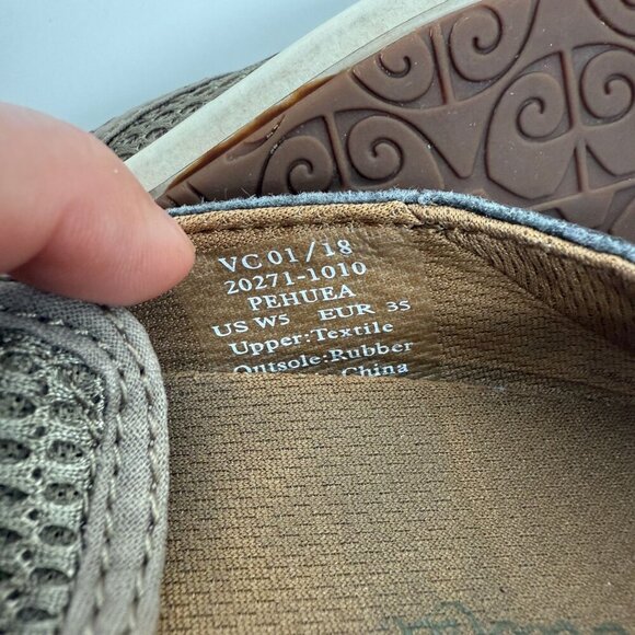 Olukai Pehuea Breathable Slip On Shoes with Drop In Heel Clay Womens Size 5 Yout - Picture 2 of 9